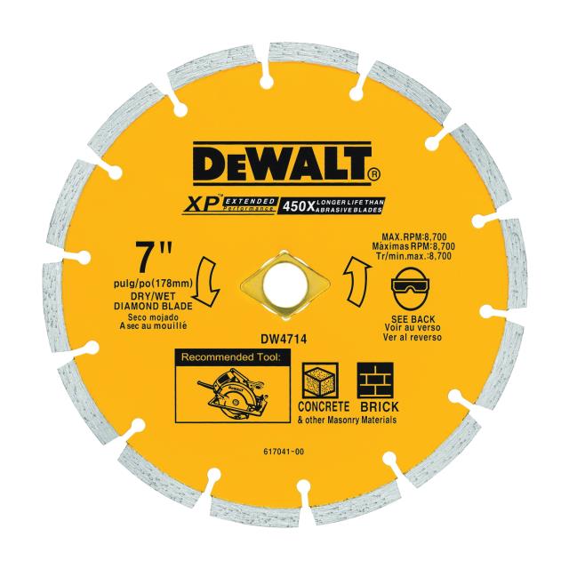 Rental store for DEWALT 7  SEGMENT DIAMOND BLADE in North Wilkesboro NC