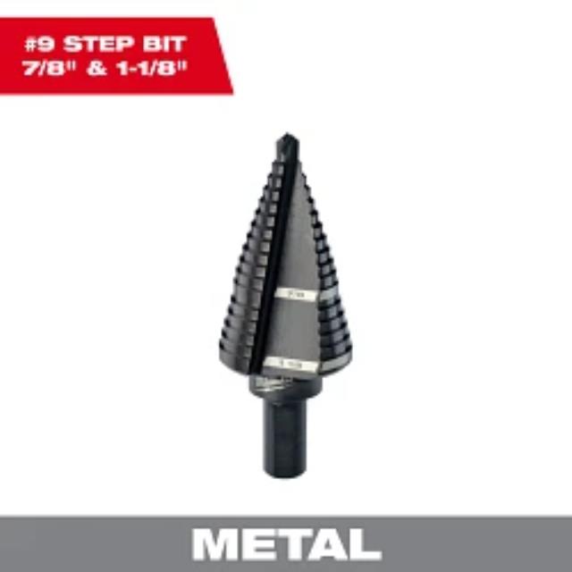 Rental store for MIL- 9 STEP BIT  7 8 -1 1 8 in North Wilkesboro NC