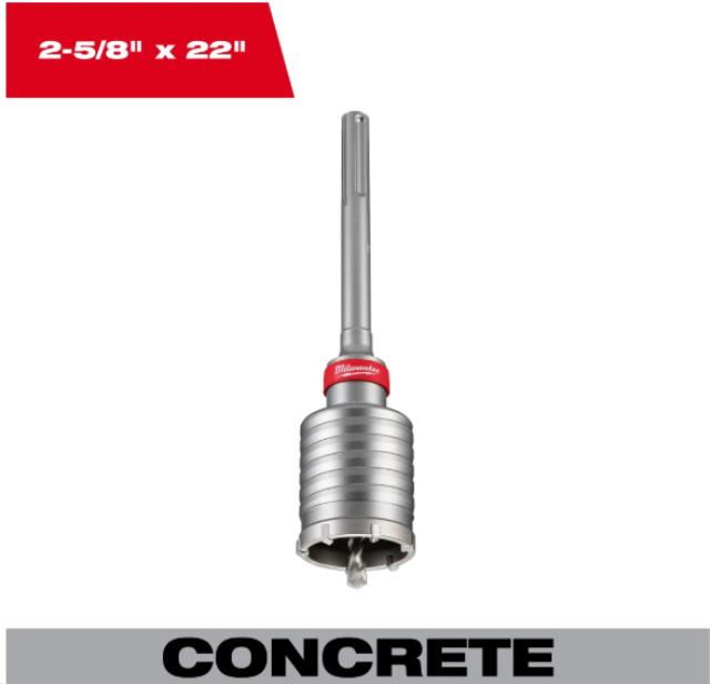 Rental store for MIL-SDS MAX CORE BIT 2 5 8 X22  DRY in North Wilkesboro NC