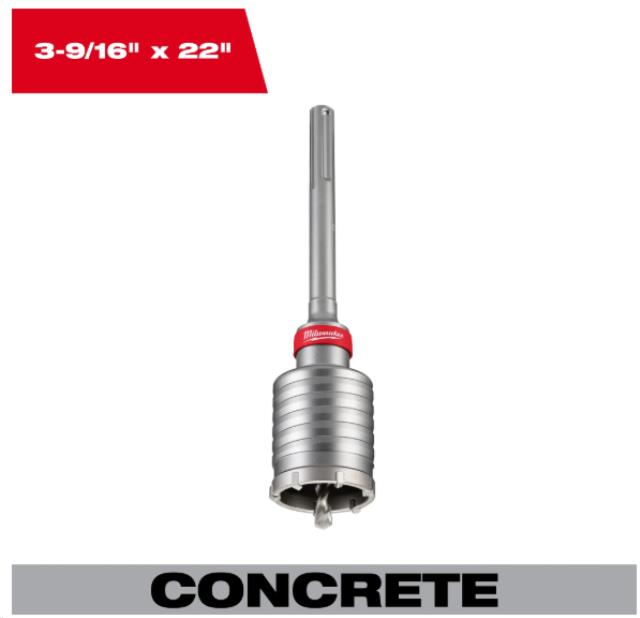 Rental store for MIL-SDS MAX CORE BIT 3 9 16 X22  DRY in North Wilkesboro NC