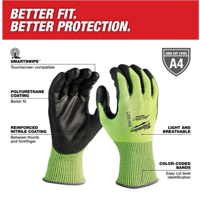 Rental store for MIL-HI VIS CUT 4 XL GLOVES in North Wilkesboro NC