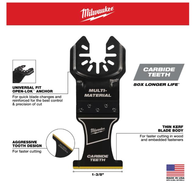 Rental store for MIL- BLADE M-MAT CARB-T 1 3 8  1PK in North Wilkesboro NC