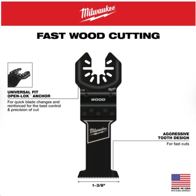 Rental store for MIL-BLADE WOOD HCS 1 3 8  1PK in North Wilkesboro NC