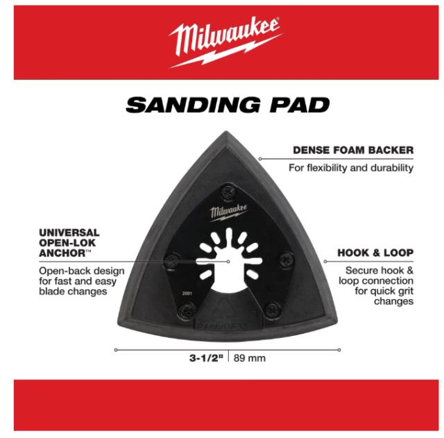 Rental store for MIL-PAD SANDING TRIANGLE 3 1 2  1PK in North Wilkesboro NC