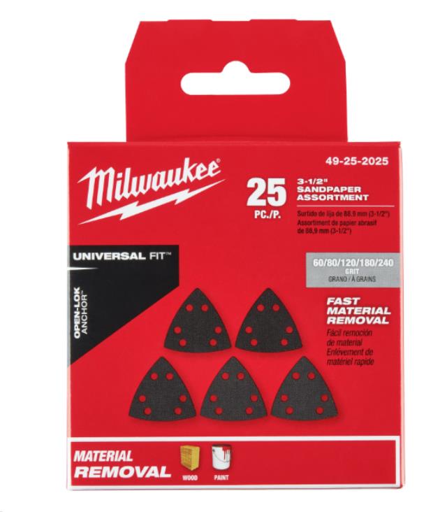 Rental store for MIL-SANDPAPER TRIANGLE VAR-P 25PC in North Wilkesboro NC