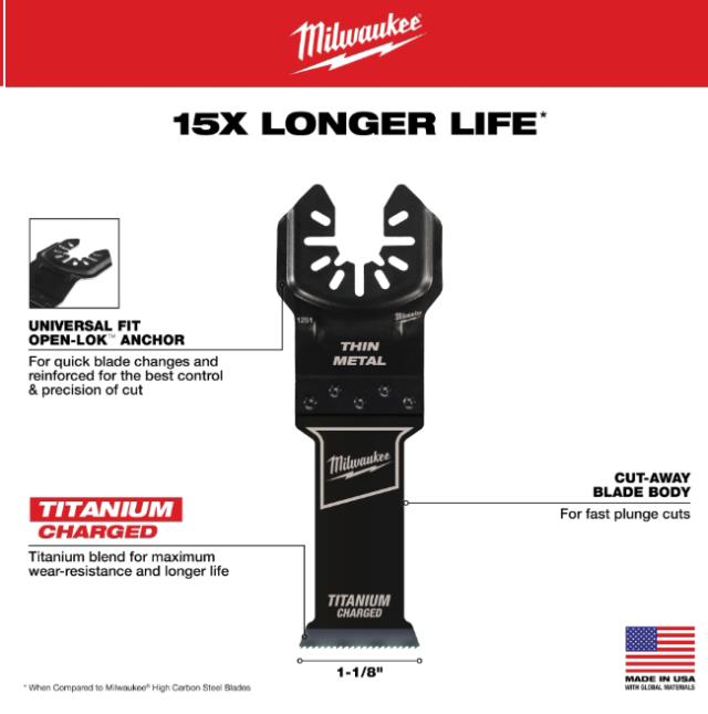 Rental store for MIL-MULTI TOOL BLADE 1 1 8  METAL in North Wilkesboro NC