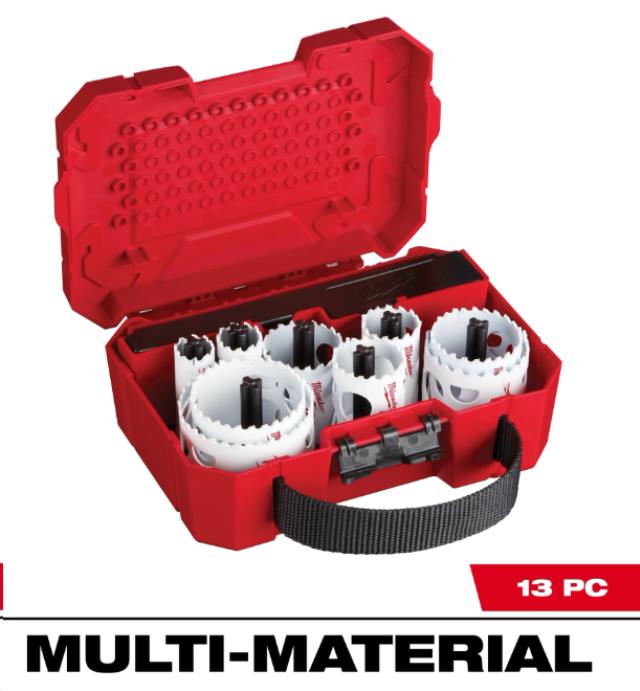 Rental store for MIL-HOLE SAW KIT GEN PURPOSE 13PC in North Wilkesboro NC