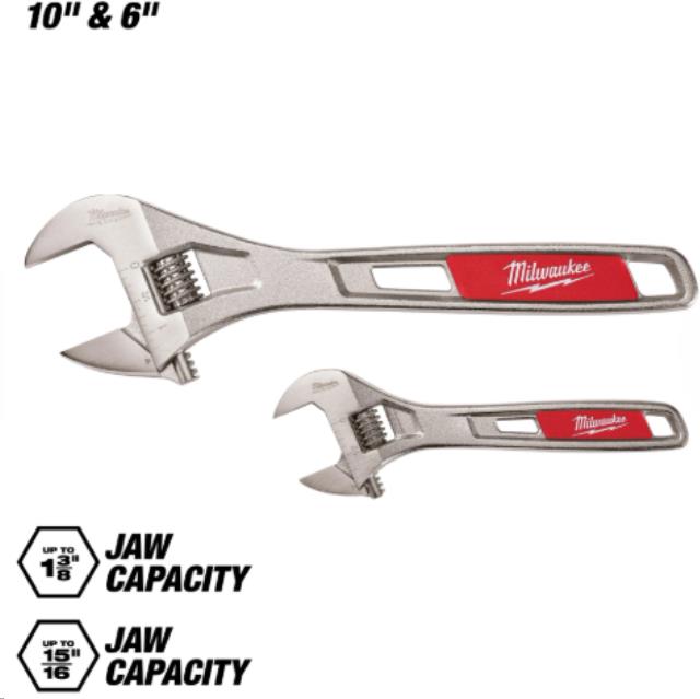 Rental store for MIL-ADJ WRENCH SET 6    10  2PC in North Wilkesboro NC