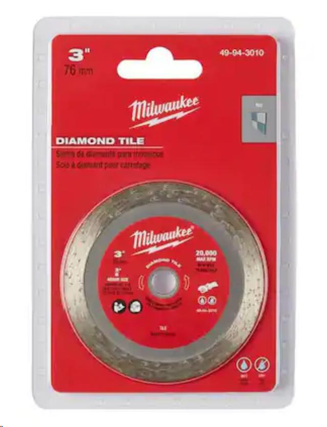 Rental store for MIL-3  DIAMOND TILE BLADE in North Wilkesboro NC