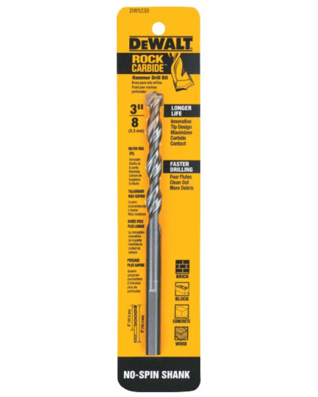 Rental store for DEWALT 3 8 X 6 IN HAMMER BIT PERS MSNRY in North Wilkesboro NC