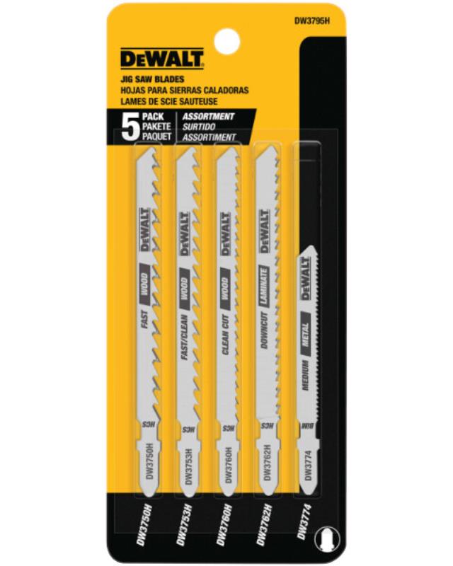 Rental store for DEWALT 4IN BI-MTL JGSW 6TPI 5PK in North Wilkesboro NC