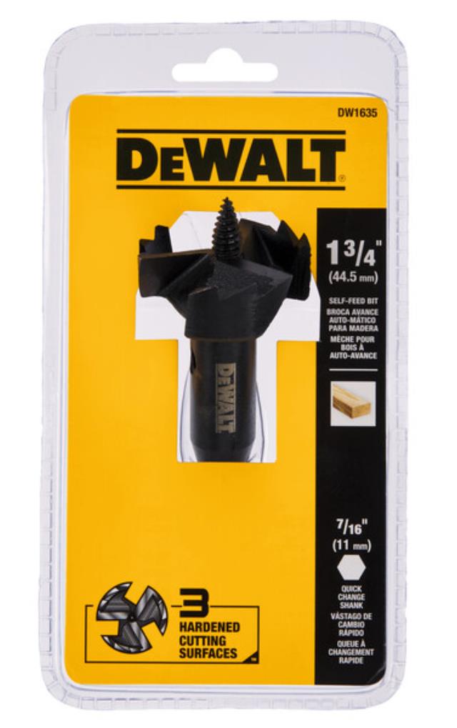 Rental store for DEWALT 1 3 4 IN SELF FEED WOOD BIT in North Wilkesboro NC