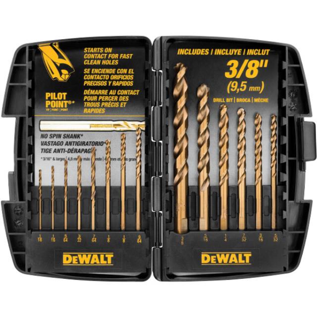 Rental store for DEWALT 14 PC PILOT POINT DRILL BIT in North Wilkesboro NC