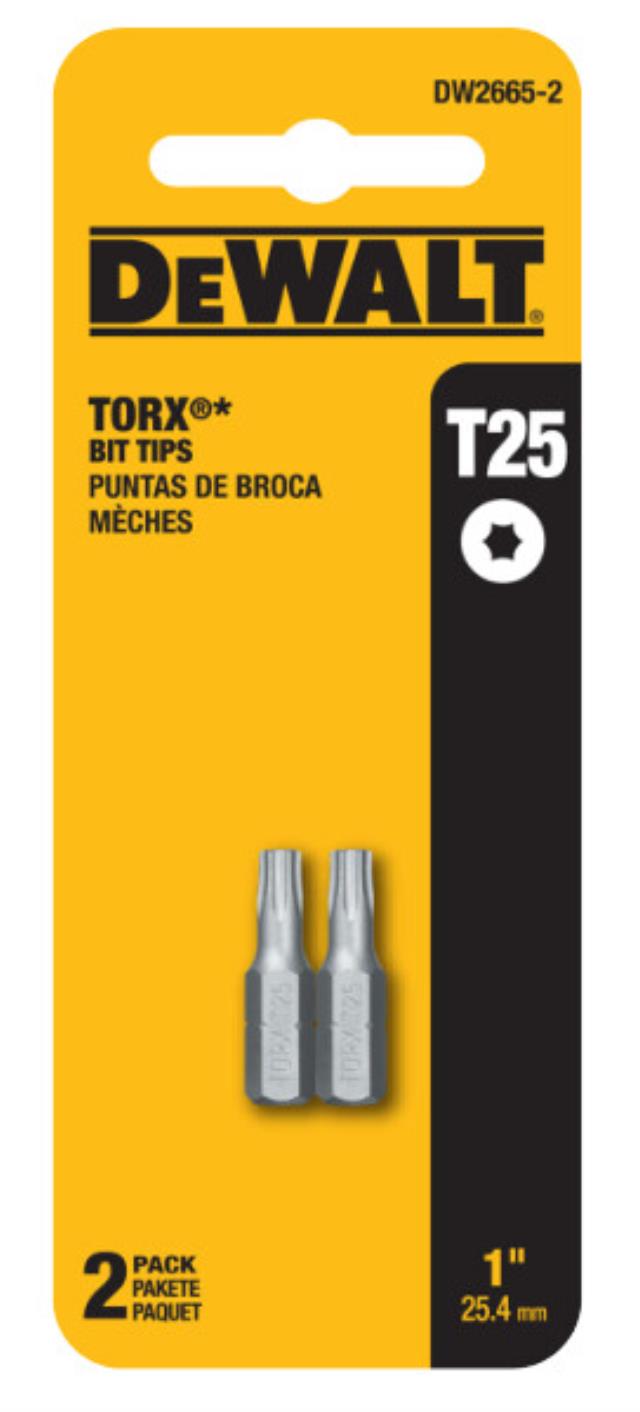 Rental store for DEWALT 2 IN T25 TORX POWER INSERT BIT in North Wilkesboro NC