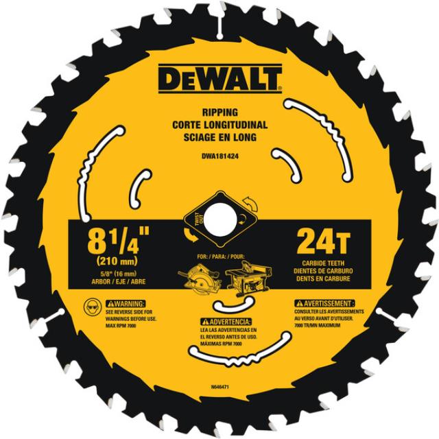 Rental store for DEWALT CIRCULAR SAW BLD 24TPI 8 1 4 in North Wilkesboro NC