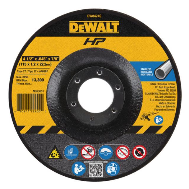 Rental store for DEWALT GRIND WHEEL FAST CUT MTL 4 1 2 in North Wilkesboro NC