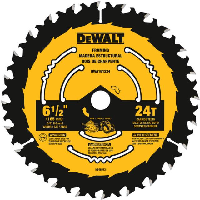 Rental store for DEWALT CIRCULAR SAW BLD 6 1 2  24TPI in North Wilkesboro NC