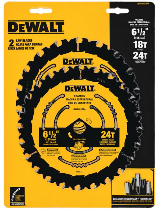 Rental store for DEWALT SAW BLADE CMB 18   24TPI 6 1 2 in North Wilkesboro NC