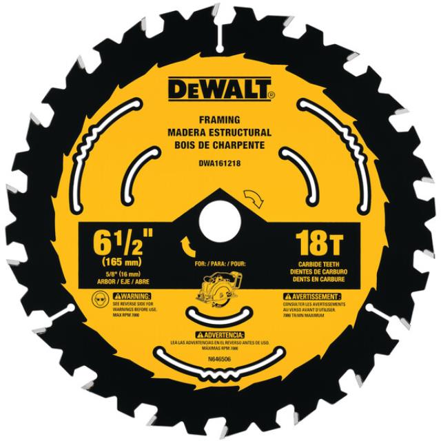 Rental store for DEWALT CIRCULAR SAW BLD 18TPI 6 1 2 in North Wilkesboro NC