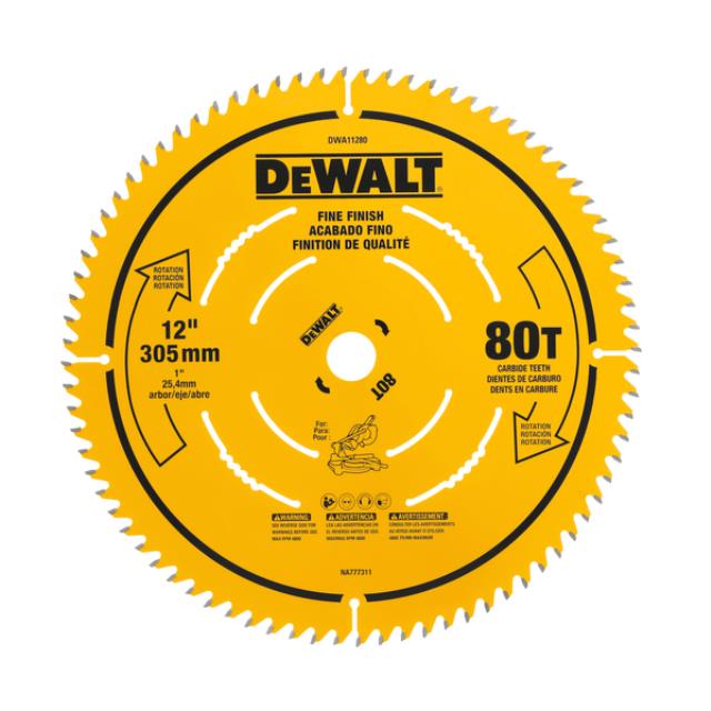 Rental store for DEWALT SAW BLADE 80T FINE 12 in North Wilkesboro NC