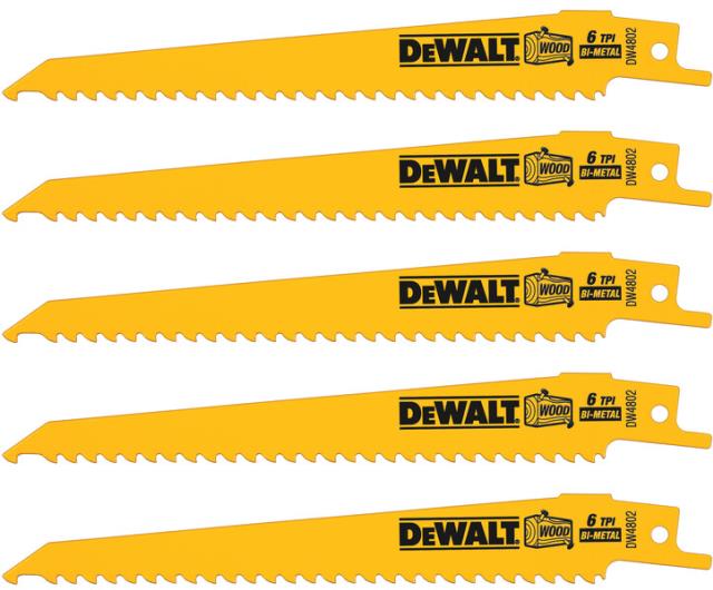 Rental store for DEWALT RECIP SAW BLD BI-METAL 6  6TPI in North Wilkesboro NC