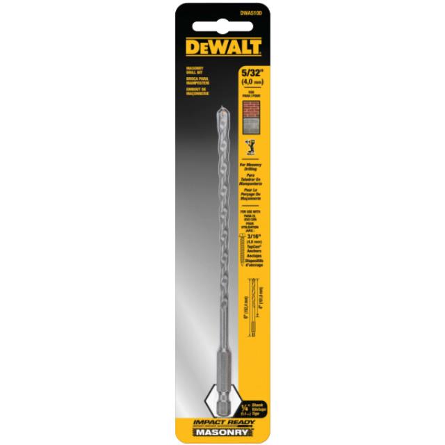 Rental store for DEWALT 5 32 X 4 X 6IN MASONRY IMPACT BIT in North Wilkesboro NC