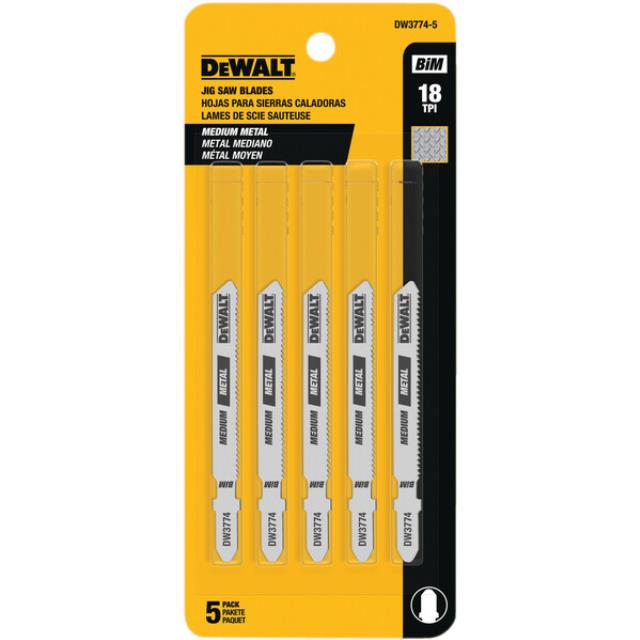 Rental store for DEWALT RECIP BLADE MTL 5PK 18TPI 3 in North Wilkesboro NC