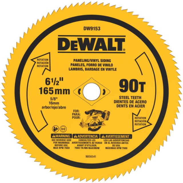 Rental store for DEWALT CIRCULAR SAW BLADE 6 1 2  90T in North Wilkesboro NC