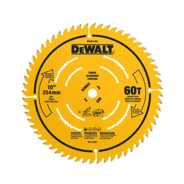 Rental store for DEWALT 10IN 60TPI CIRC SAW BLADE in North Wilkesboro NC
