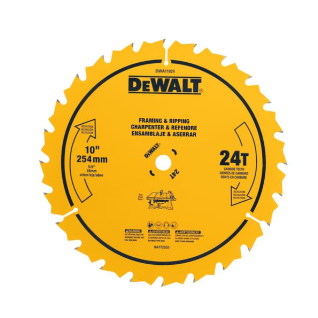 Rental store for DEWALT 10 IN  24T GEN PURP SAW BLADE in North Wilkesboro NC