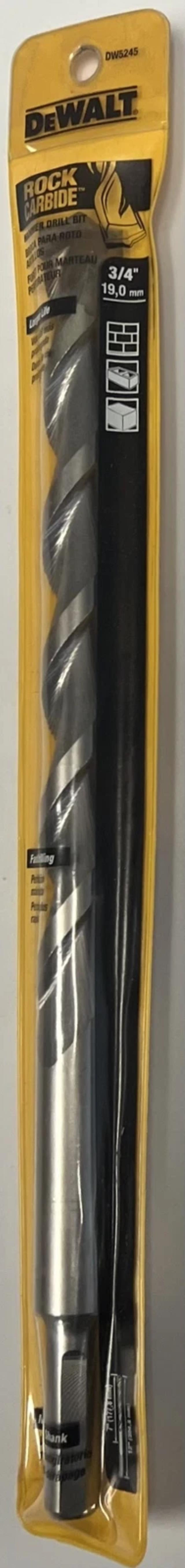 Rental store for DEWALT 3 4 X 12 PREM PERC HAMMER BIT in North Wilkesboro NC