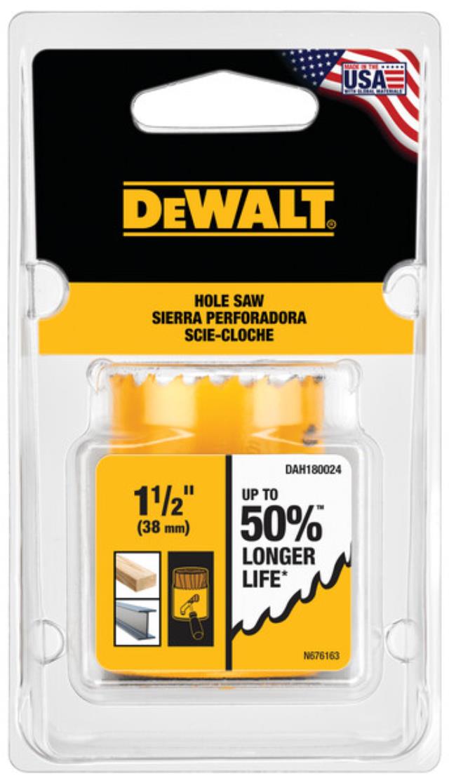 Rental store for DEWALT 1 1 2IN BI-METAL HOLE SAW in North Wilkesboro NC
