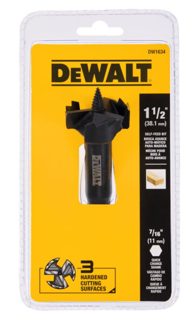 Rental store for DEWALT 1 1 2 IN SELF-FEED WOOD BIT in North Wilkesboro NC