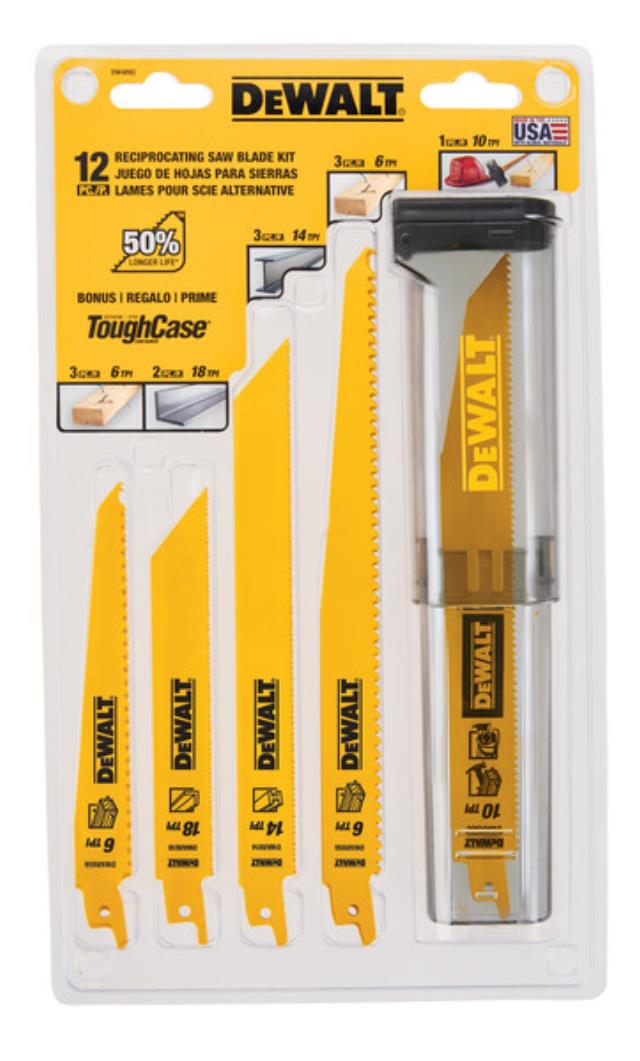 Rental store for DEWALT 12PC RECIP SAW BLADE in North Wilkesboro NC