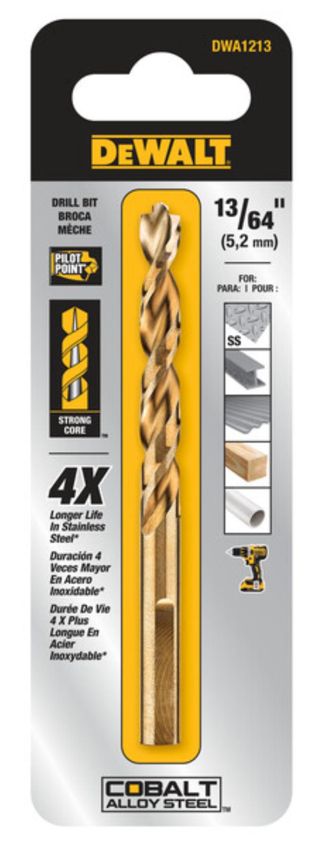 Rental store for DEWALT 13 64 IN COBALT DRILL BIT in North Wilkesboro NC