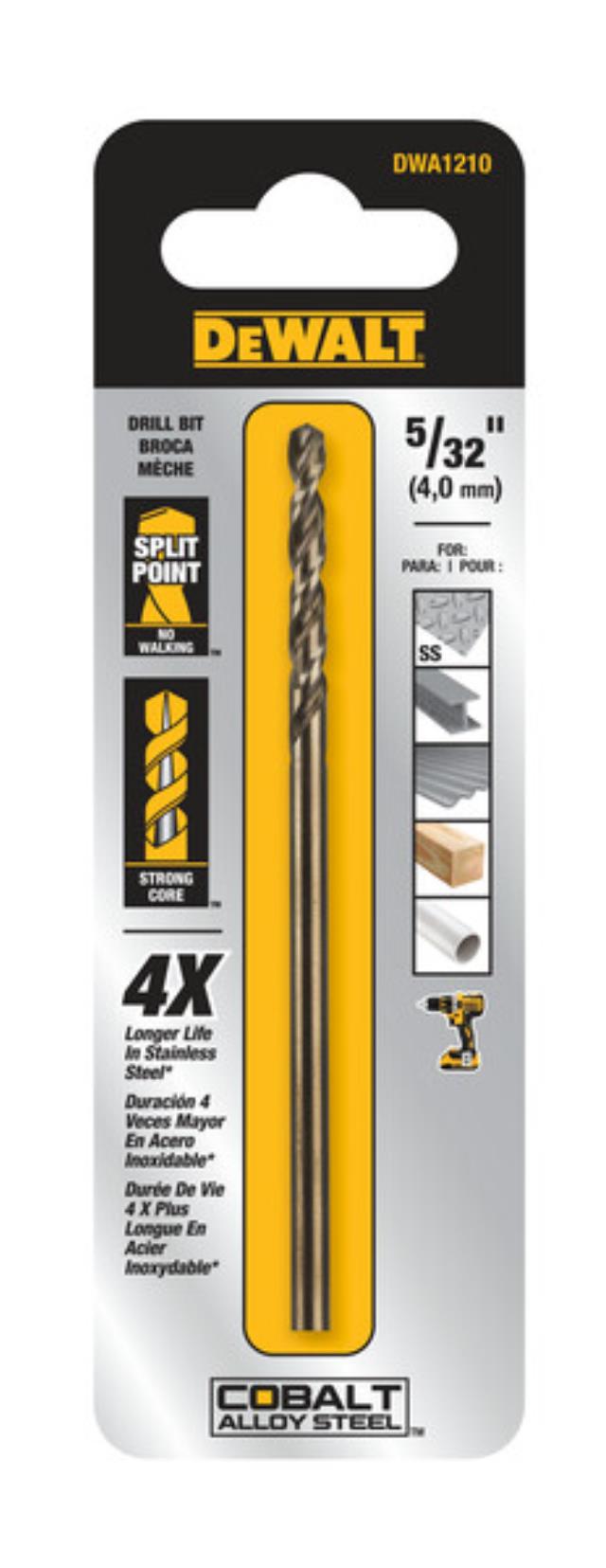 Rental store for DEWALT 5 32 IN SPLIT POINT DRILL BIT in North Wilkesboro NC