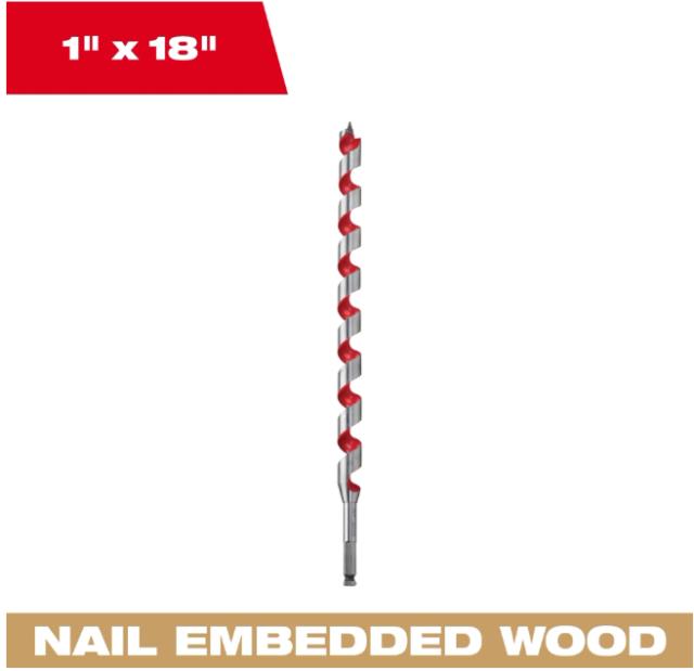 Rental store for MIL-AUGER BIT 1 X18 in North Wilkesboro NC