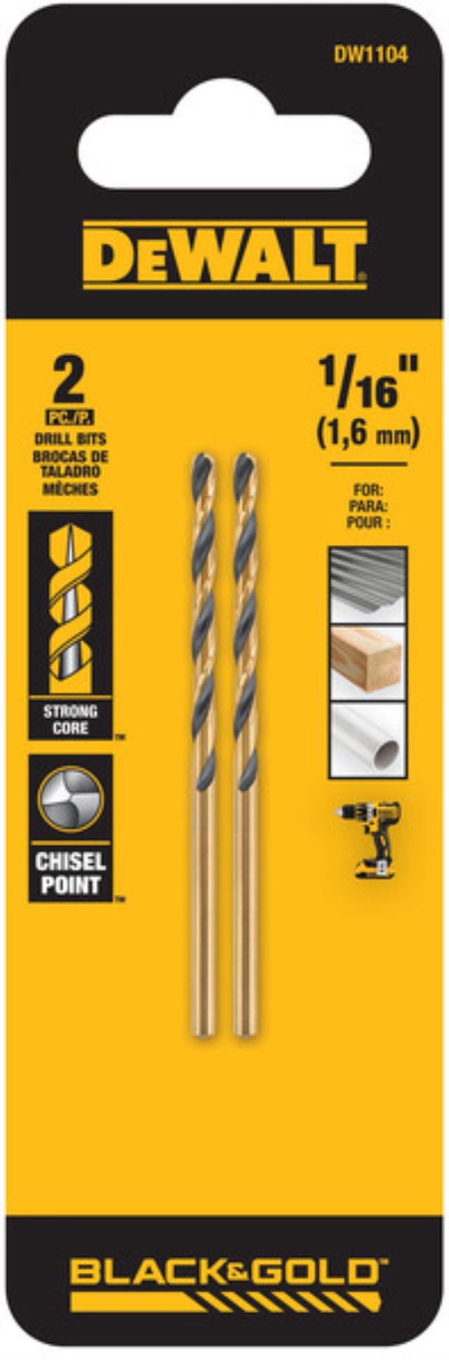 Rental store for DEWALT BLACK OXIDE DRILL BIT 1 16 in North Wilkesboro NC