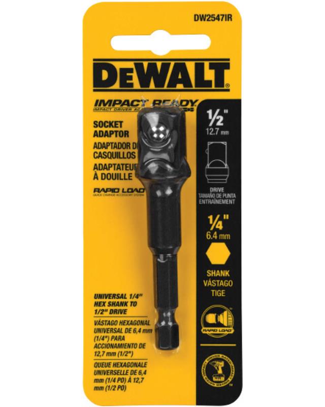 Rental store for DEWALT ADAPTER SOCKET 1 4 HEX - 1 2 in North Wilkesboro NC