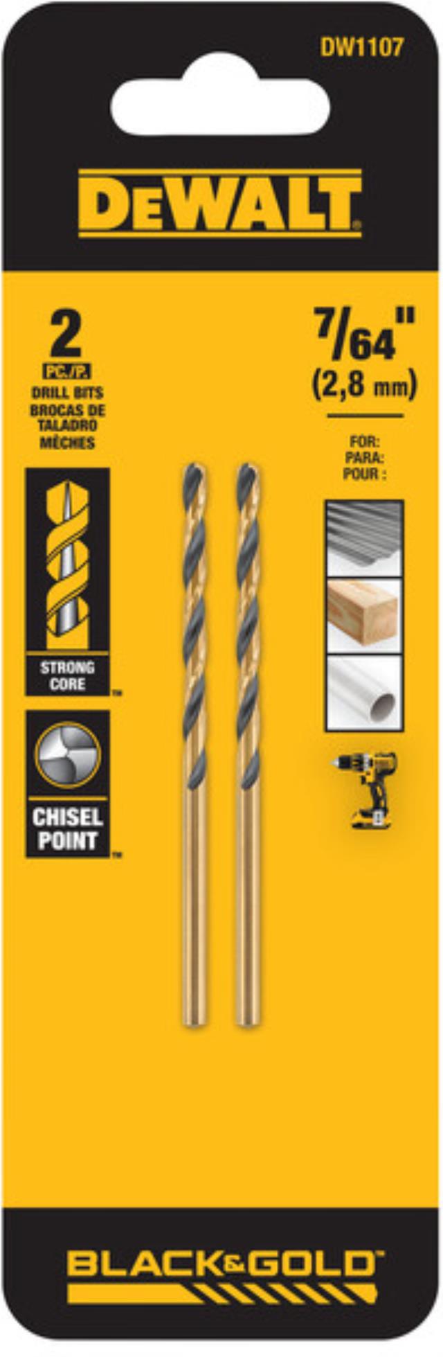 Rental store for DEWALT BLACK OXIDE DRILL BIT 7 64 in North Wilkesboro NC