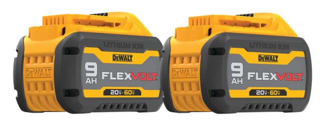 Rental store for DEWALT BATTERY 20 60V MAX 9 3AH 2PK in North Wilkesboro NC