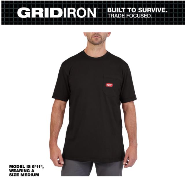 Rental store for MIL-GRIDIRON T-SHIRT W POCKET BLK LRG in North Wilkesboro NC
