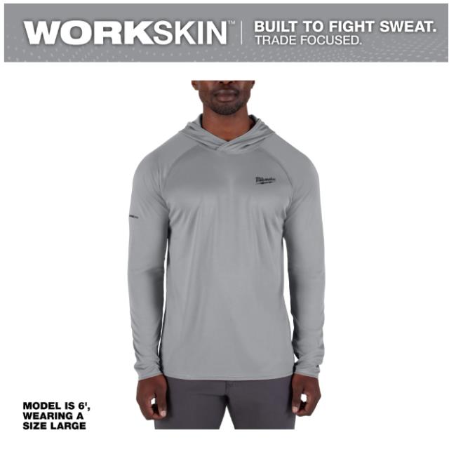 Rental store for MIL-WORKSKIN HOOD SHIRT GRAY XL in North Wilkesboro NC