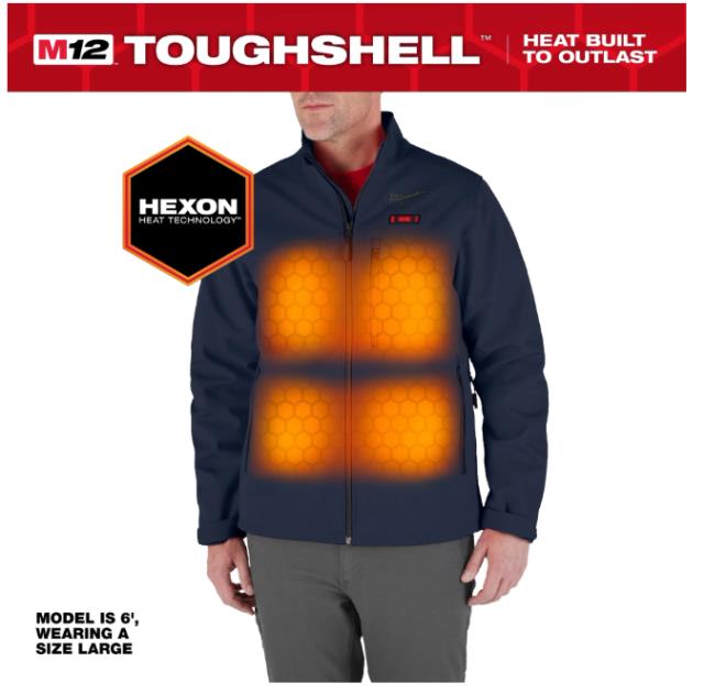 Rental store for MIL-M12 TOUGH SHELL HEATED JACKET NAVY X in North Wilkesboro NC