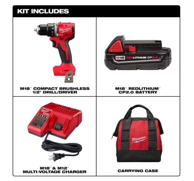 Rental store for MIL-M18 1 2  DRILL DRIVER KIT in North Wilkesboro NC