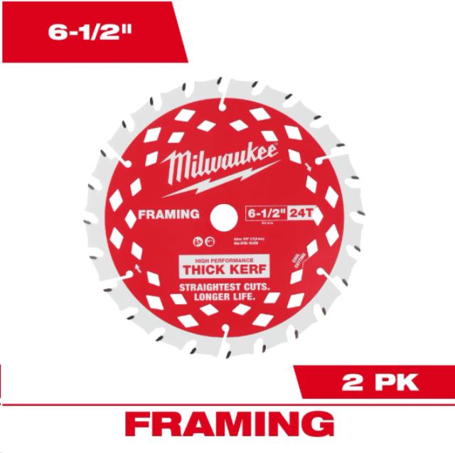 Rental store for MIL-FRAMING BLD 2PK 6 1 2  24T in North Wilkesboro NC