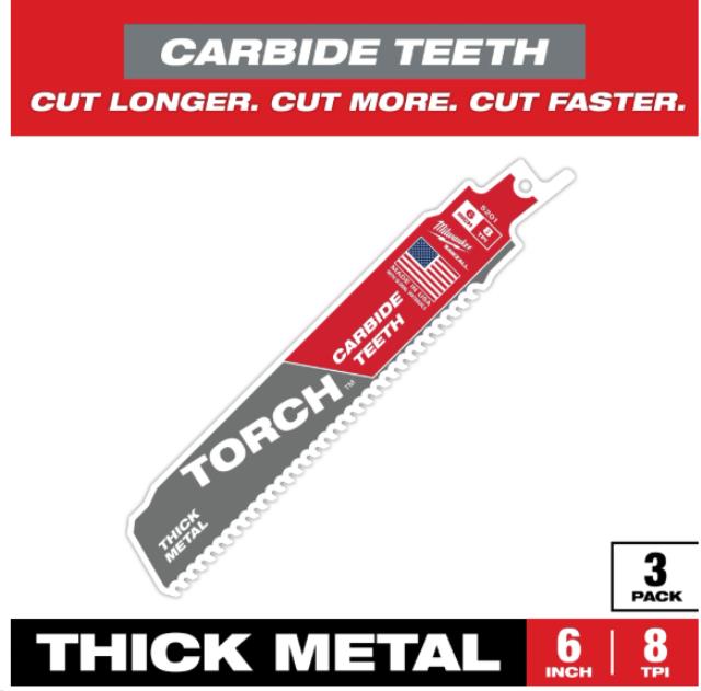 Rental store for MIL-RECIP BLADE CARB 6  8 TPI in North Wilkesboro NC
