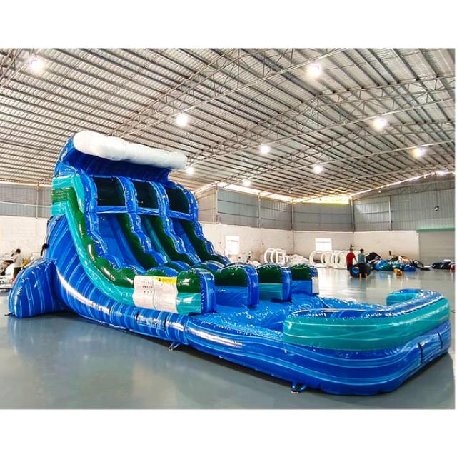 Rental store for TROPICAL WAVE 15  DUAL LANE WATER SLIDE in North Wilkesboro NC