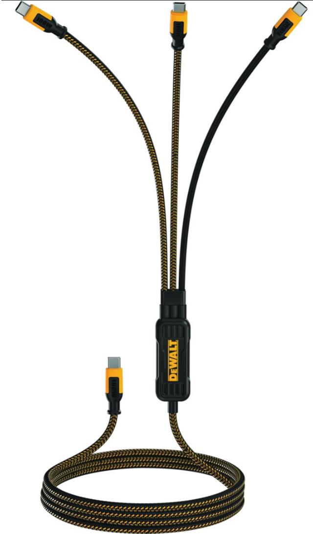 Rental store for DEWALT 1 TO 3 TYPE C SPLITTER CABLE in North Wilkesboro NC